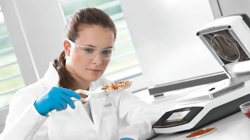 Analizadores de humedad Sartorius en laboratorio
